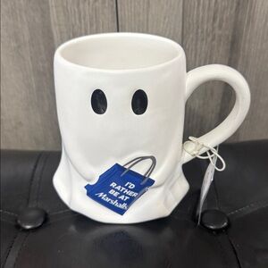 New I'd Rather Be At Marshalls Spooky Ghost Coffee Cup Ceramic Mug